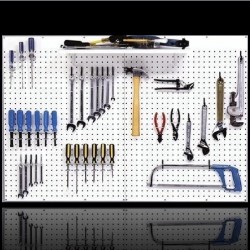 Peg boards tool board kit, peg board display, garage pegboard