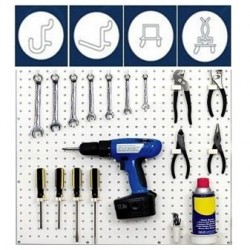workbench 40 piece pegboard hook kit, pegboard accessories