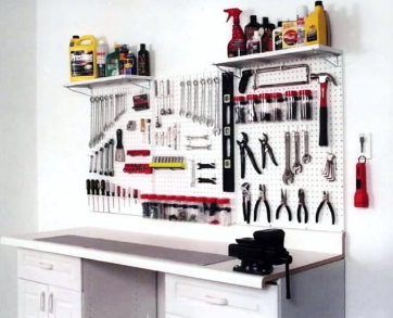 garage organizer ideas 3 Garage organization systems, garage organizers, pegboard organizer