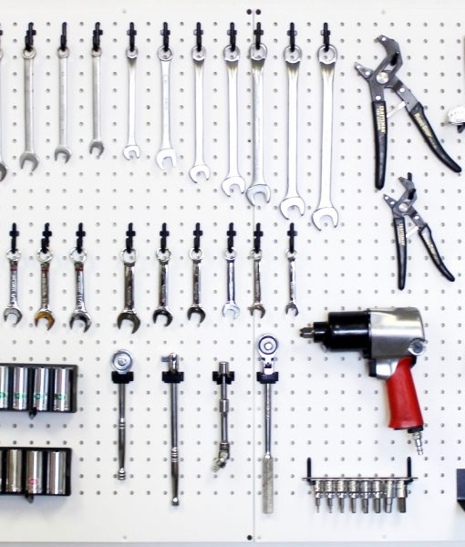 WallPeg Pro Kit – Pegboard Shelves, Bins, And Locking Peg Hooks ...