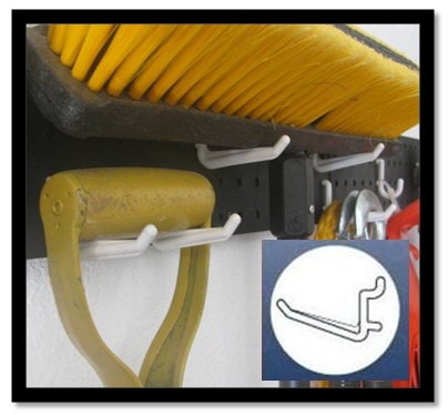 workbench pegboard pegs, jumbo style flex lock pegboard hooks