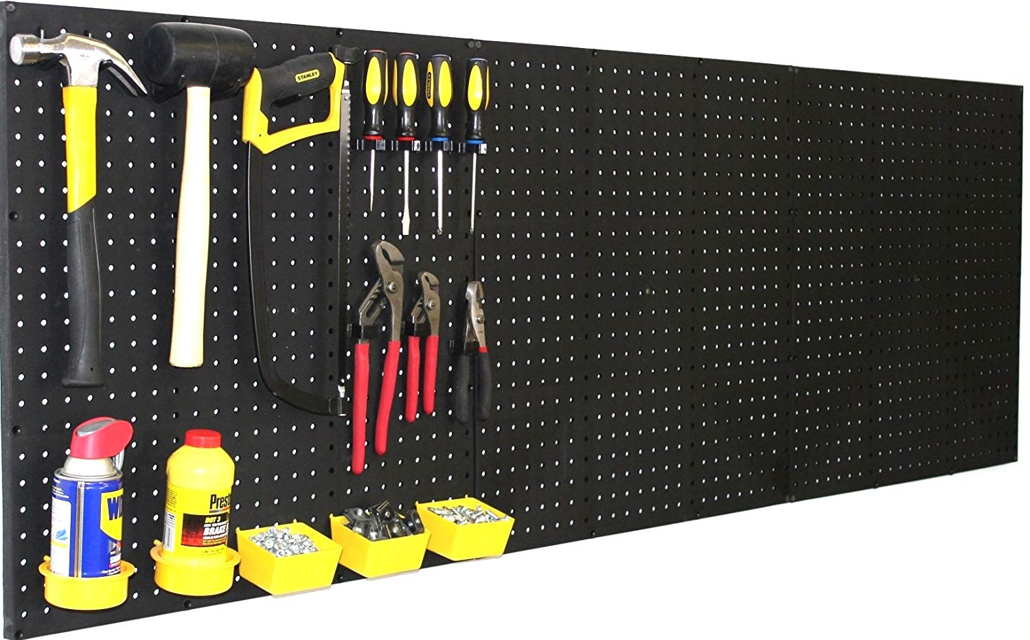 Hand & Garden Tool Organizers Pegboard Garage Storage 96" Wide Tool Rack NEW!! 