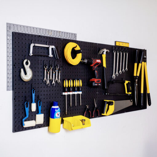 48" Wide Pegboard Kit w/ 2 Panels, 25 Peg Hooks & Panel Set - Image 3